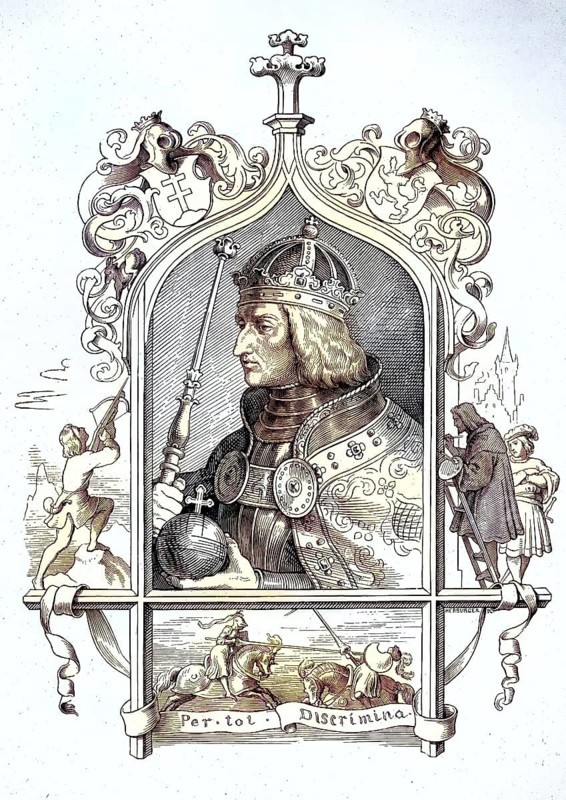Maximilian II (born 31 July 1527, died 12 October 1576), contemporarily also Maximilian the Other, was Emperor of the Holy Roman Empire and Archduke of Austria from 1564 to 1576 / Maximilian II (born July 31, 1527, died October 12, 1576), contemporarily also Maximilian the Other, was Holy Roman Emperor and Archduke of Austria from 1564 to 1576, Historical, digitally restored reproduction of an original from the 19th century, exact original date unknown, subsequently coloured