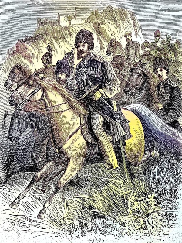 Grand Duke Michael Nikolayevich of Russia, 1832 - 1909/Grand Duke Michael Nikolaevich of Russia, 1832 - 1909, historical, digitally restored reproduction of an original model from the 19th century, exact original date unknown, subsequently colored