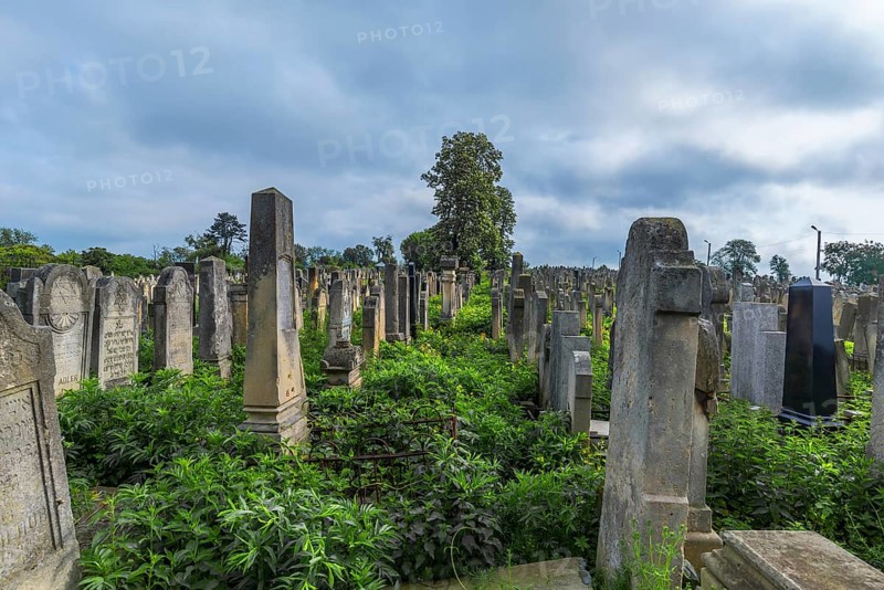 Historic Jewish Cemetery, since 1866, Czernowicz, Bukovina, Ukraine