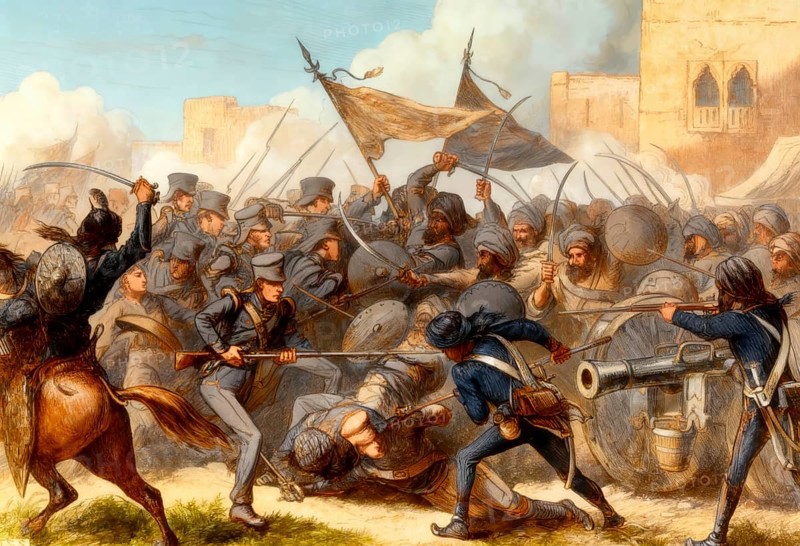 Battle of Gujrat, Second Anglo-Sikh War, 21 February 1849
