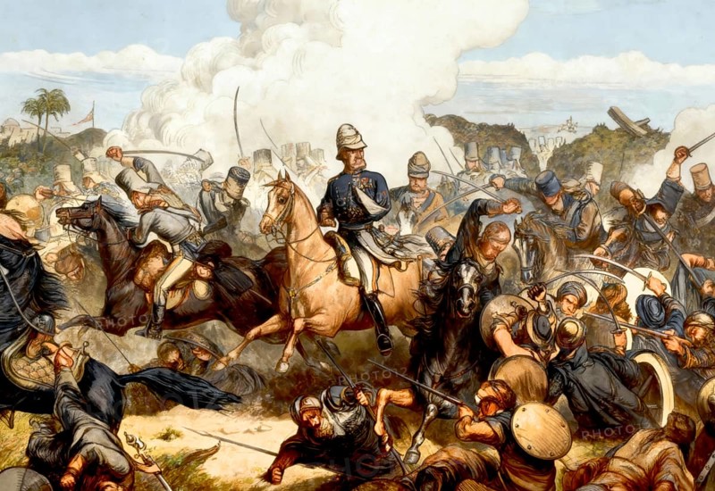 The Battle of Sobraon, First Anglo-Sikh War, 10 February 1846