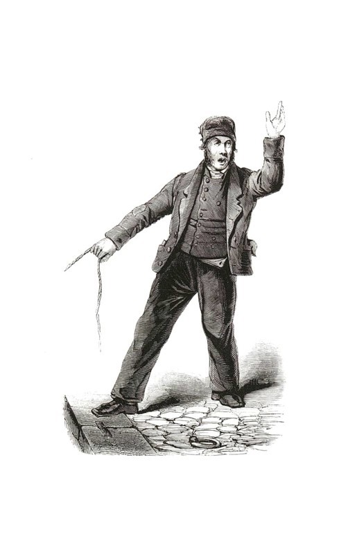 Types from Holland around 1841, De Schippersknecht, Schiffsknecht or Sailor, Netherlands, authentic, digitally restored reproduction from a 19th century original, exact date of depiction unknown, historical