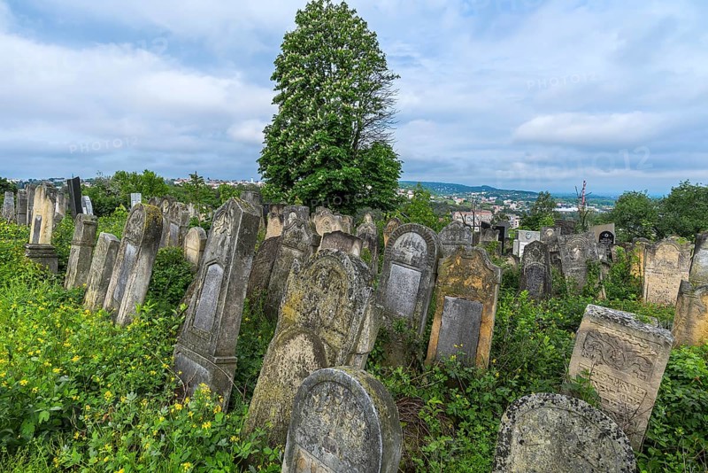 Historic Jewish Cemetery, since 1866, Czernowicz, Bukovina, Ukraine