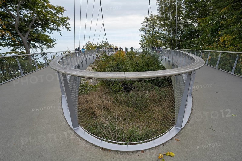 Skywalk, viewing platform at the Königsstuhl National Park Center, Jasmund National Park, Sassnitz, Rügen island, Baltic Sea, Mecklenburg-Western Pomerania, Germany