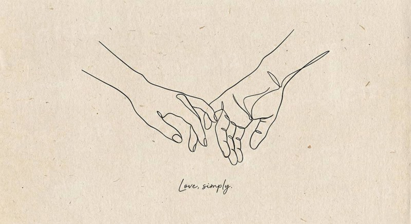 A minimalist Valentine's Day greetings card featuring wreath and elegant lettering to convey romance, warmth, and heartfelt affection, AI generated