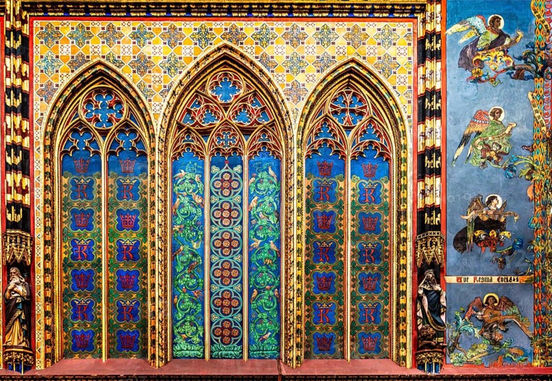 St. Mary's Church, 14th century, Krakow, Poland
