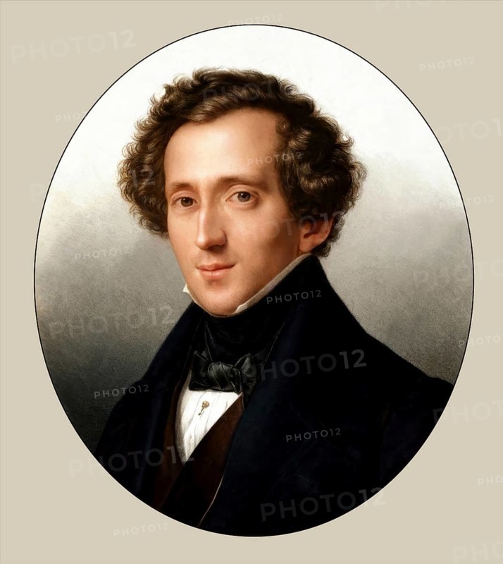 Jakob Ludwig Felix Mendelssohn Bartholdy, 1809 - 1847, German composer, pianist and organist