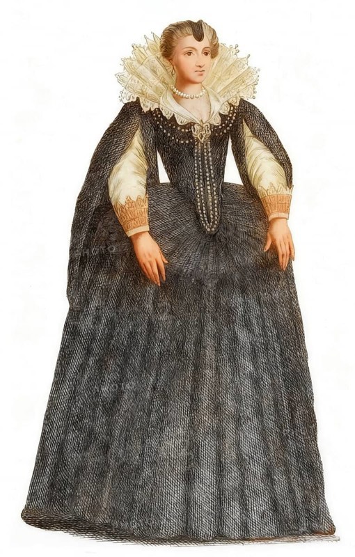 Marie de' Medici, 1575 – 1642, Queen of France as the second wife of King Henry IV of France