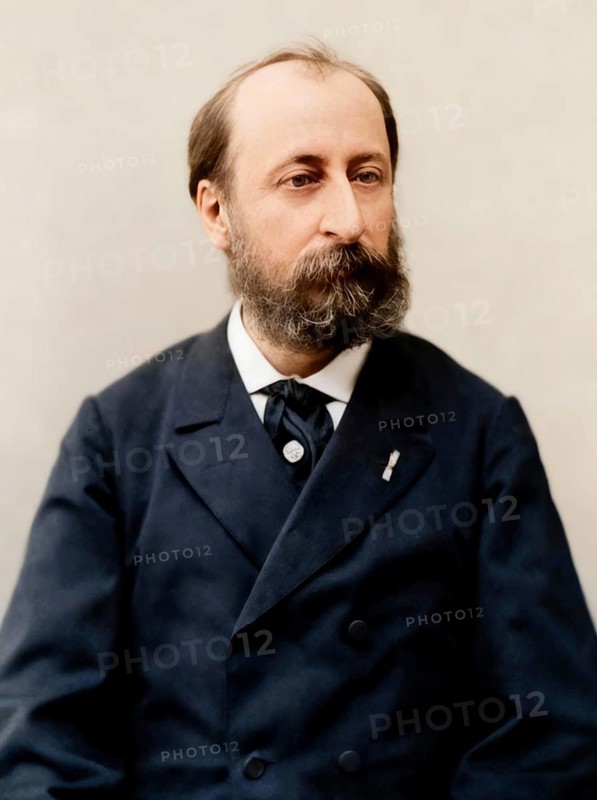 Camille Saint-Saëns, 1835 – 1921, French composer, digitally edited according to a photograph by Eugène Pirou, 1880