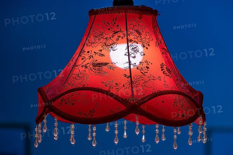 Hanging lamp, in a hotel, England, Great Britain