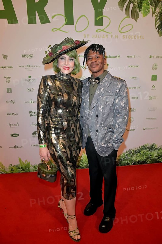 Pauline Stolze with her man at the 8th jungle party for the start of the RTL show Ich bin ein Star - Get me out of here! at the JW Marriott Hotel, Berlin, 23.01.2026