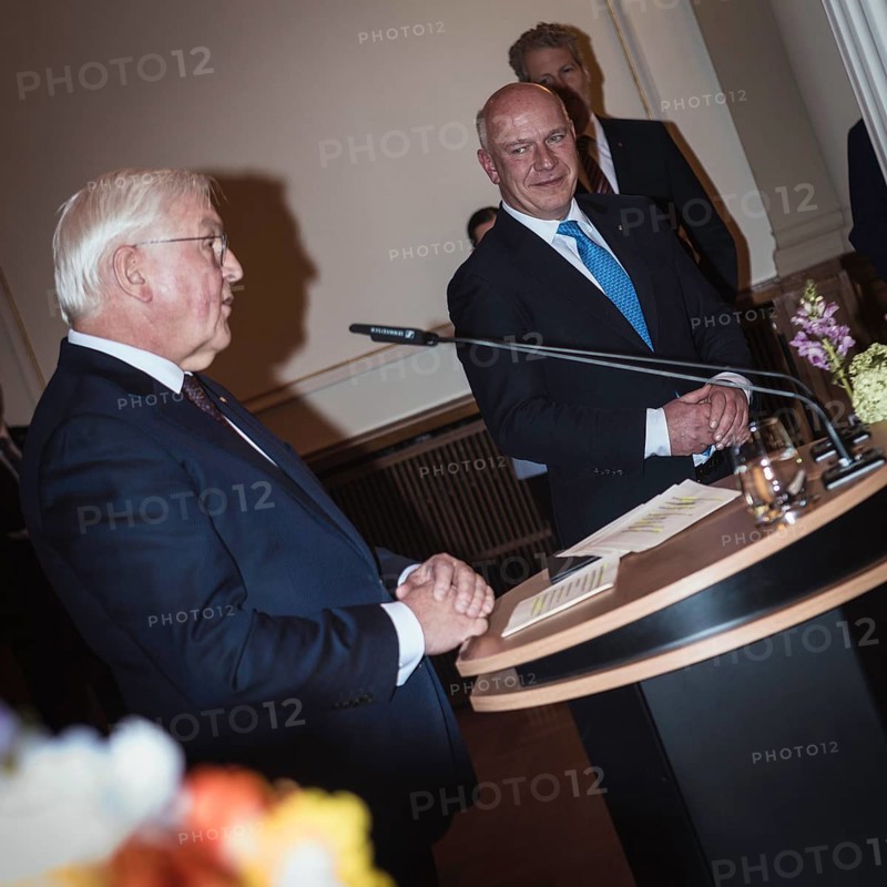 Frank-Walter Steinmeier, Federal President, gives a speech in front of a dinner in honor of the Honorary Citizen of Berlin, Federal President Frank-Walter Steinmeier, given by Kai Wegner, Governing Mayor of Berlin, at Berlin's Red Town Hall on 28.01.2026