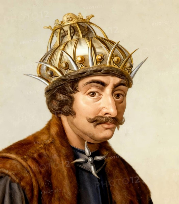Theodoric the Great, Flavius Theodericus Rex, ca 454-526, king of the Ostrogoths from the Amali family, regent of the Visigoths and Italy, digitally edited