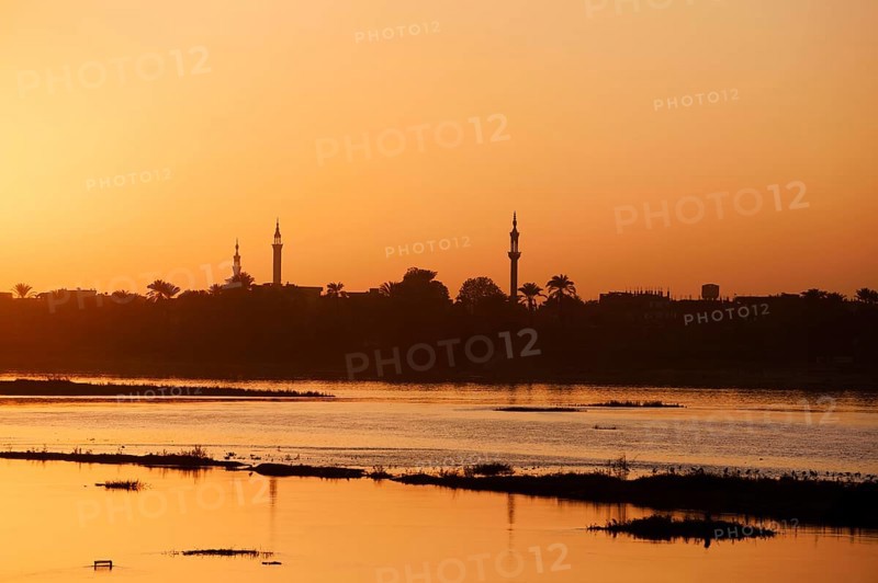 Sunset on the Nile, Luxor, Egypt