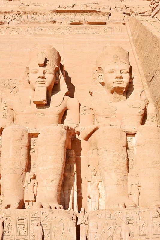 Colossal Statues of Ramesses II, Ramesses II Grand Temple, Abu Simbel Temple, UNESCO World Heritage Site, Nubia, Egypt