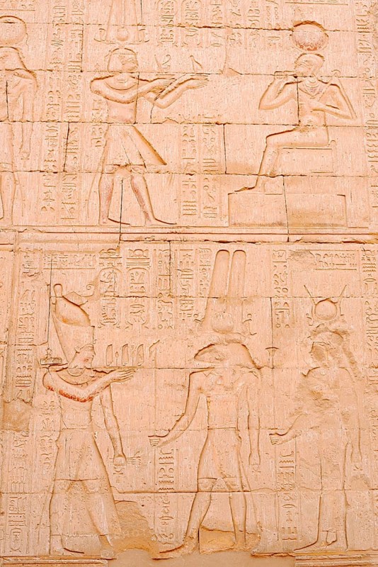 Relief, Khnum Temple of Esna, Egypt