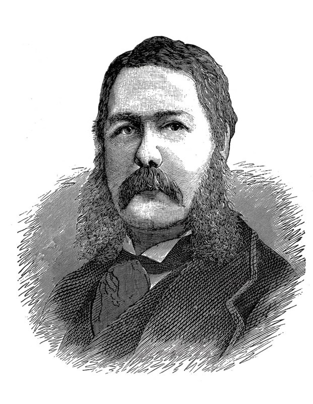 Chester Alan Arthur was vice president from March 4 to September 19, 1881 and then the 21st President of the United States until March 4, 1885, authentic, digitally restored reproduction from a 19th-century original, exact date of presentation unknown, historical