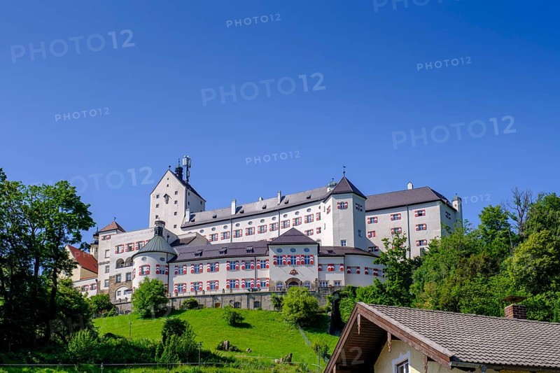 Schloss Hohenaschau, Aschau, Sachranger Tal, Chiemgau, Upper Bavaria, Bavaria, Upper Bavaria, Bavaria, Germany
