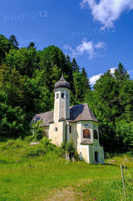 Ölbergkapelle bei Sachrang, Sachranger Tal, Chiemgau, Upper Bavaria, Bavaria, Upper Bavaria, Bavaria, Germany