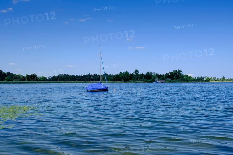 Steg am Chiemsee bei Prien, Chiemgau, Upper Bavaria, Bavaria, Upper Bavaria, Bavaria, Germany