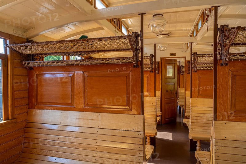 Historic train compartment Rinteln-Stadthagener Dampfeisenbahn Stadthagen Germany