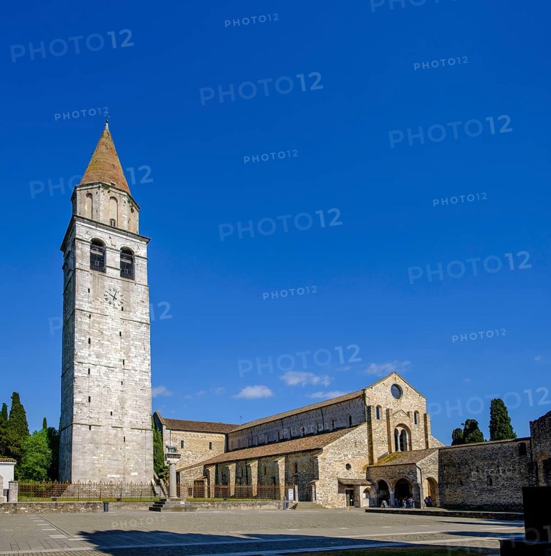 Basilica of Santa Maria Assunta of Aquileia, St. Hermagor, Aquileia near Grado, Julian Friuli, Adriatic Sea, Italy