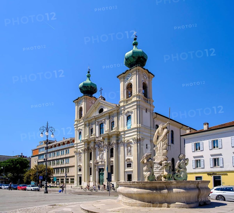 Church of St. Ignatius, Piazza della Vittoria, Gorizia, Gorizia, Gorica, Friuli-Venezia Giulia, Italy