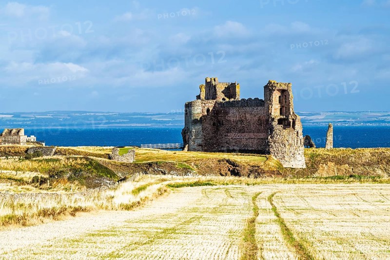 Ruins of Tantallon Castle, North Berwick, East Lothian, Scotland, UK