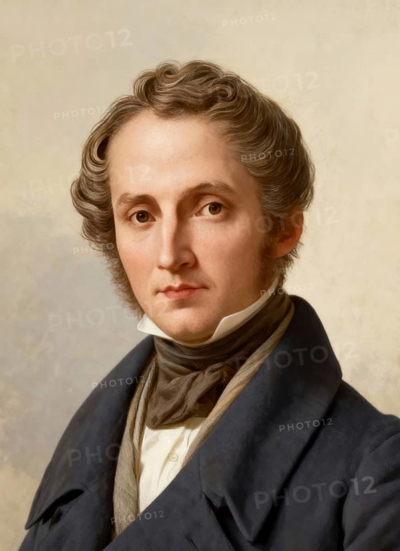 Justus Freiherr von Liebig, 1803 – 1873, German chemist and scientist, father of the fertilizer industry, digitally edited