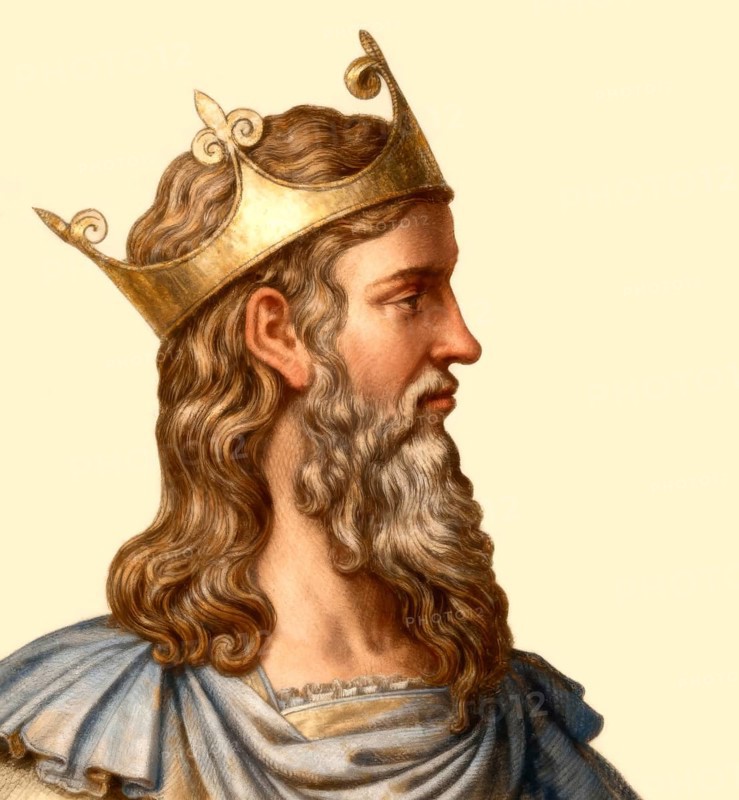 Henry V or Heinrich V, 1081 or 1086 – 1125, King of Germany and Holy Roman Emperor, the last ruler of the Salian dynasty, digitally edited