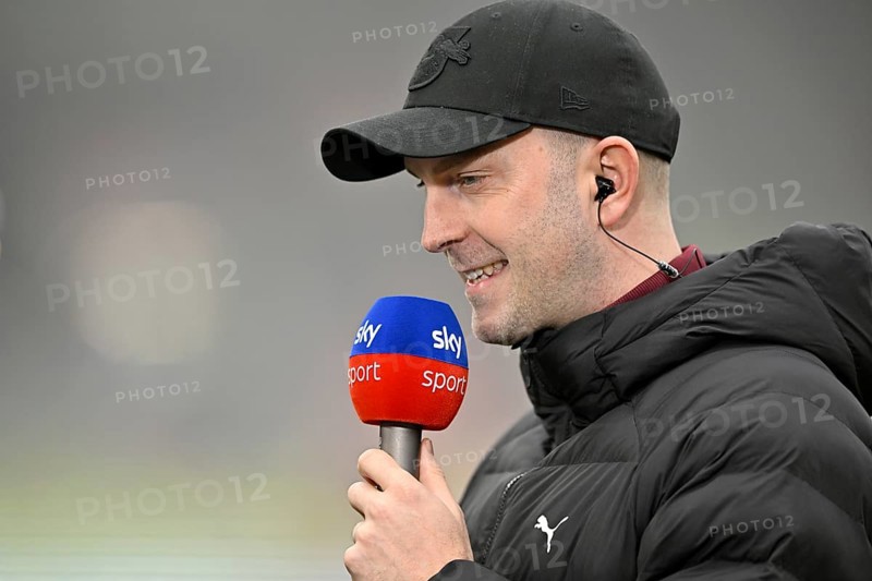 Coach coach Ole Werner RasenBallsport RB Leipzig RBL interviewed microphone micro logo SKY portrait soccer Bundesliga, Voith-Arena, Heidenheim, Baden-Württemberg, Germany