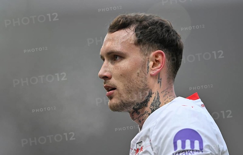 David Raum RasenBallsport RB Leipzig RBL (22) portrait Football Bundesliga, Voith-Arena, Heidenheim, Baden-Württemberg, Germany
