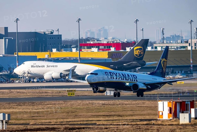 Ryanair Boeing 737 takes off at Cologne/Bonn Airport, North Rhine-Westphalia, Germany