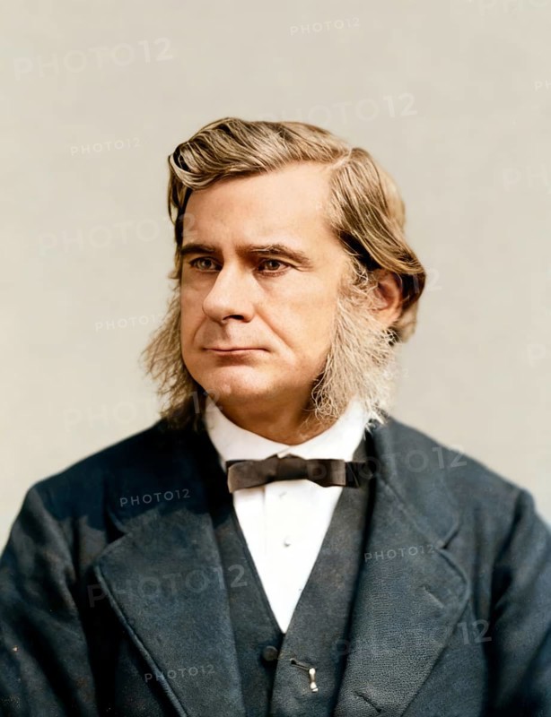 Thomas Henry Huxley, 1825 – 1895, English biologist and anthropologist, specialized in comparative anatomy, digitally edited