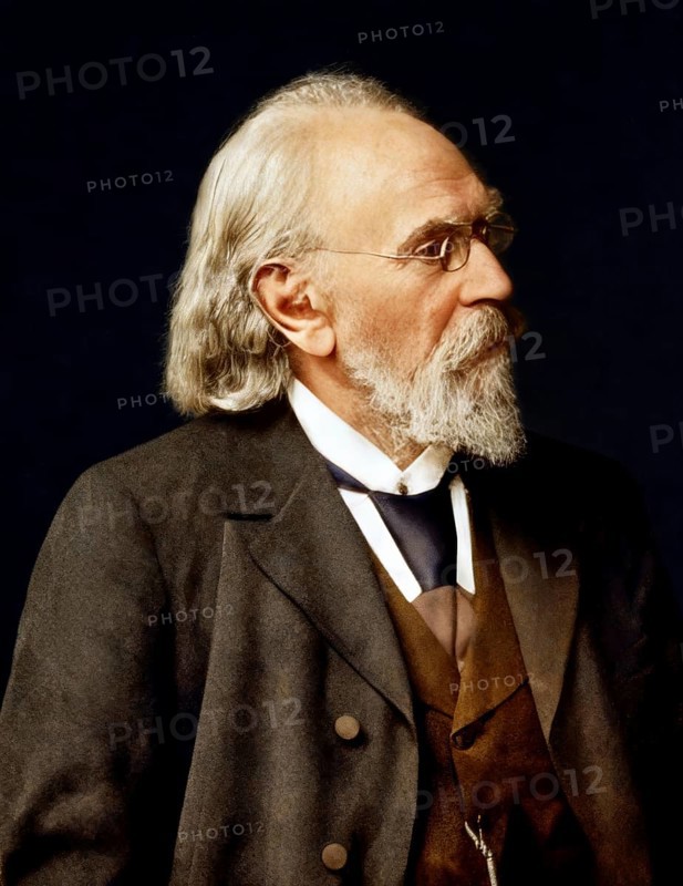 Richard August Carl Emil Erlenmeyer, 1825 – 1909, German chemist, digitally edited