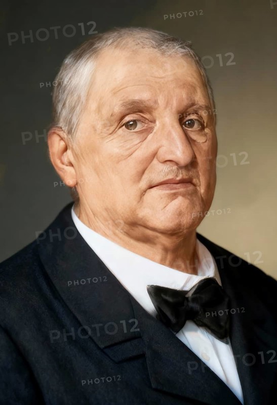 Portrait of Josef Anton Bruckner, 1824 – 1896, Austrian composer, digitally edited according to a painting by Ferry Bératon