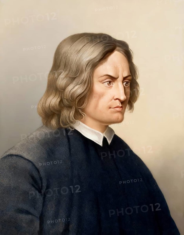 Portrait of Lorenzo I de Medici, or Lorenzo the Magnificent, 1449 - 1492, an Italian politician and town lord of Florence, digital edited