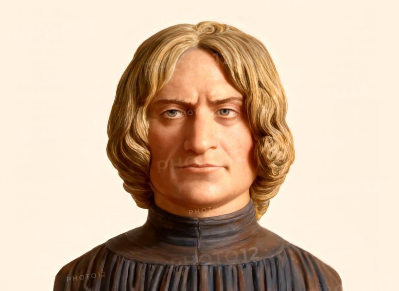 Portrait of Lorenzo I de Medici, or Lorenzo the Magnificent, 1449 - 1492, an Italian politician and town lord of Florence