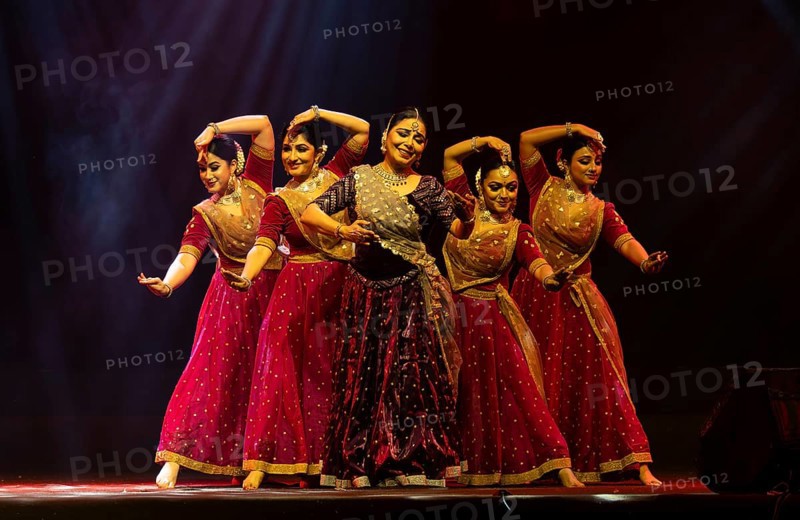Artists perform a classical dance during a cultural evening program at Shilpgram Mohotsav 2026 in Guwahati, India, on 21 January 2026