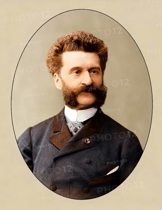 Johann Baptist Strauss II, 1825 – 1899, Austrian composer and violinist, 1879, digitally edited