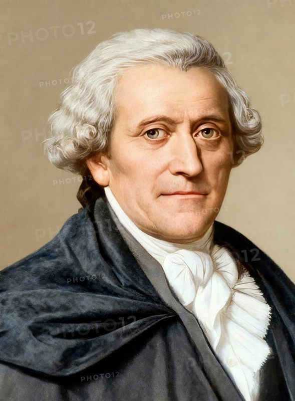 Portrait of Friedrich Gottlieb Klopstock, 1724 - 1803, German poet, digitally edited