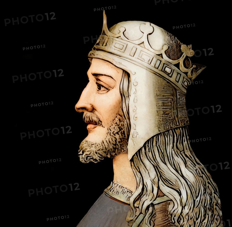 Theodoric the Great, Flavius Theodericus Rex, ca 454-526, king of the Ostrogoths from the Amali family, regent of the Visigoths and Italy, digitally edited
