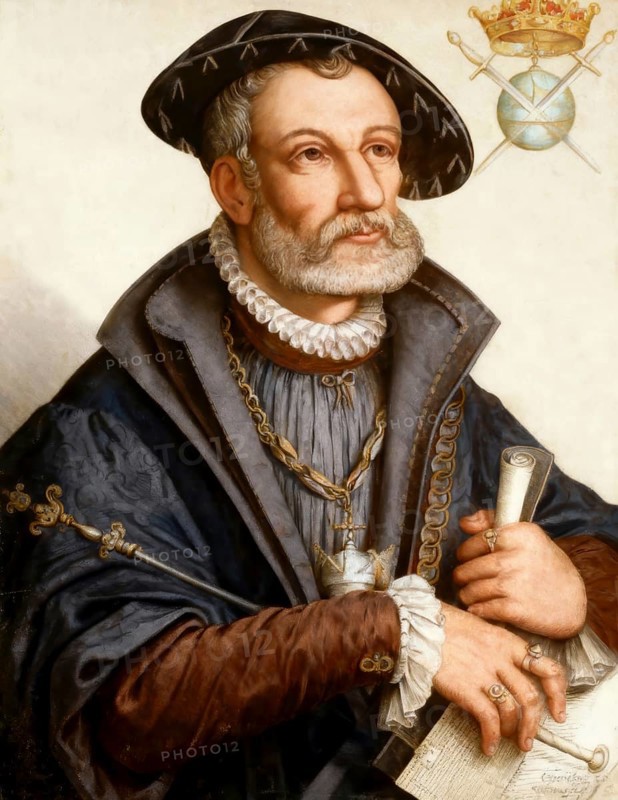 Jan van Leiden, or Jan Beuckelszoon oder Beukelszoon, 1509 – 1536, Anabaptist King of Münster, digitally edited