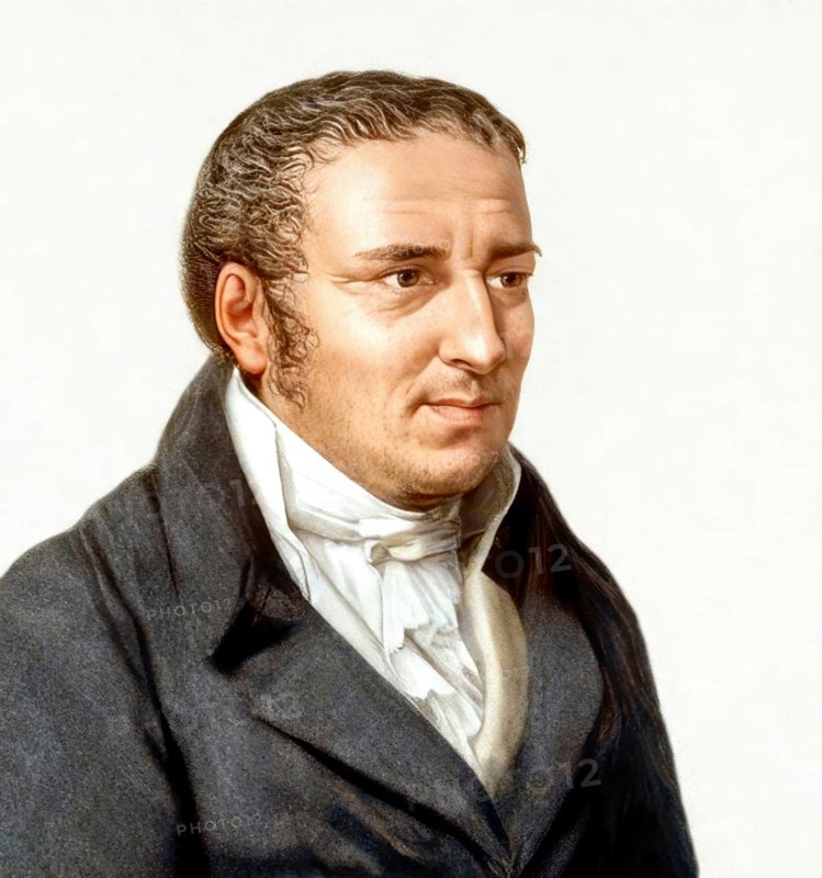 Johann Peter Hebel, 1760 - 1826, German poet, Protestant theologian and educator, Alemannic dialect poet, digitally optimized