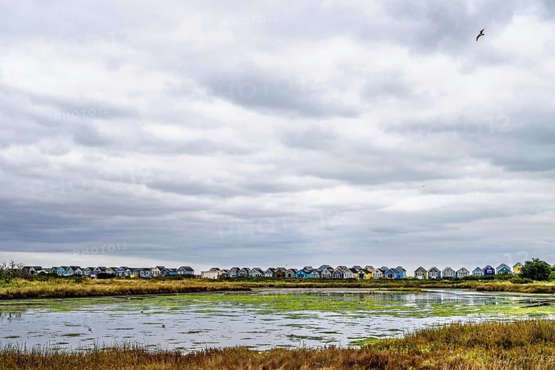 Hengistbury Head, Christchurch Head, English Channel, Dorset, England, United Kingdom