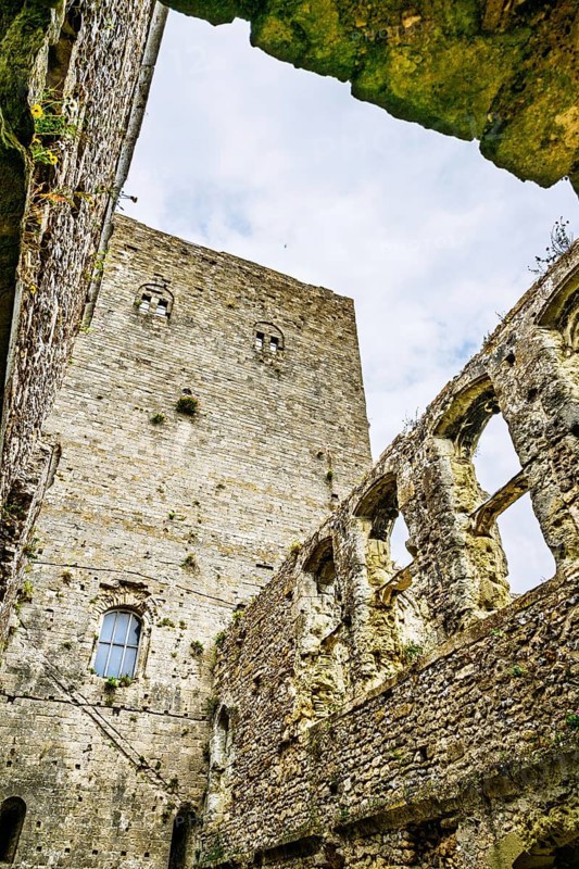 Ruins of Portchester Castle, Portchester, Fareham, Hampshire, UK