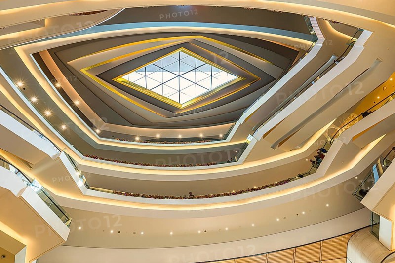 Skylight and various floors in Iconsiam shopping center, Bangkok, Thailand's metropolis, Thailand