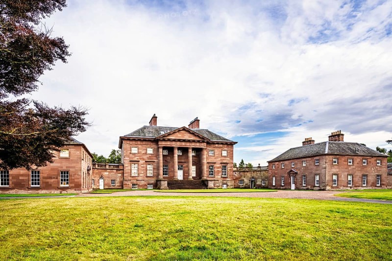 Paxton House, River Tweed, Paxton, Berwick-upon-Tweed, Berwickshire, Scotland, UK