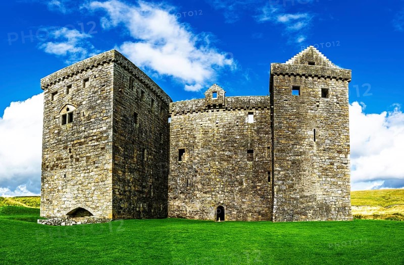 Hermitage Castle, Hermitage Water, Liddesdale, Roxburghshire, Newcastleton, Hawick, Scotland, UK