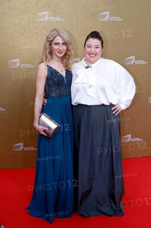 Meltem Kaptan and Derya Kaptan arriving for the European Film Awards at the House of World Cultures in Berlin on 17.01.2026
